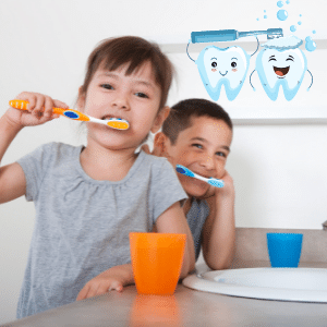 criancas-escovando-o-dente